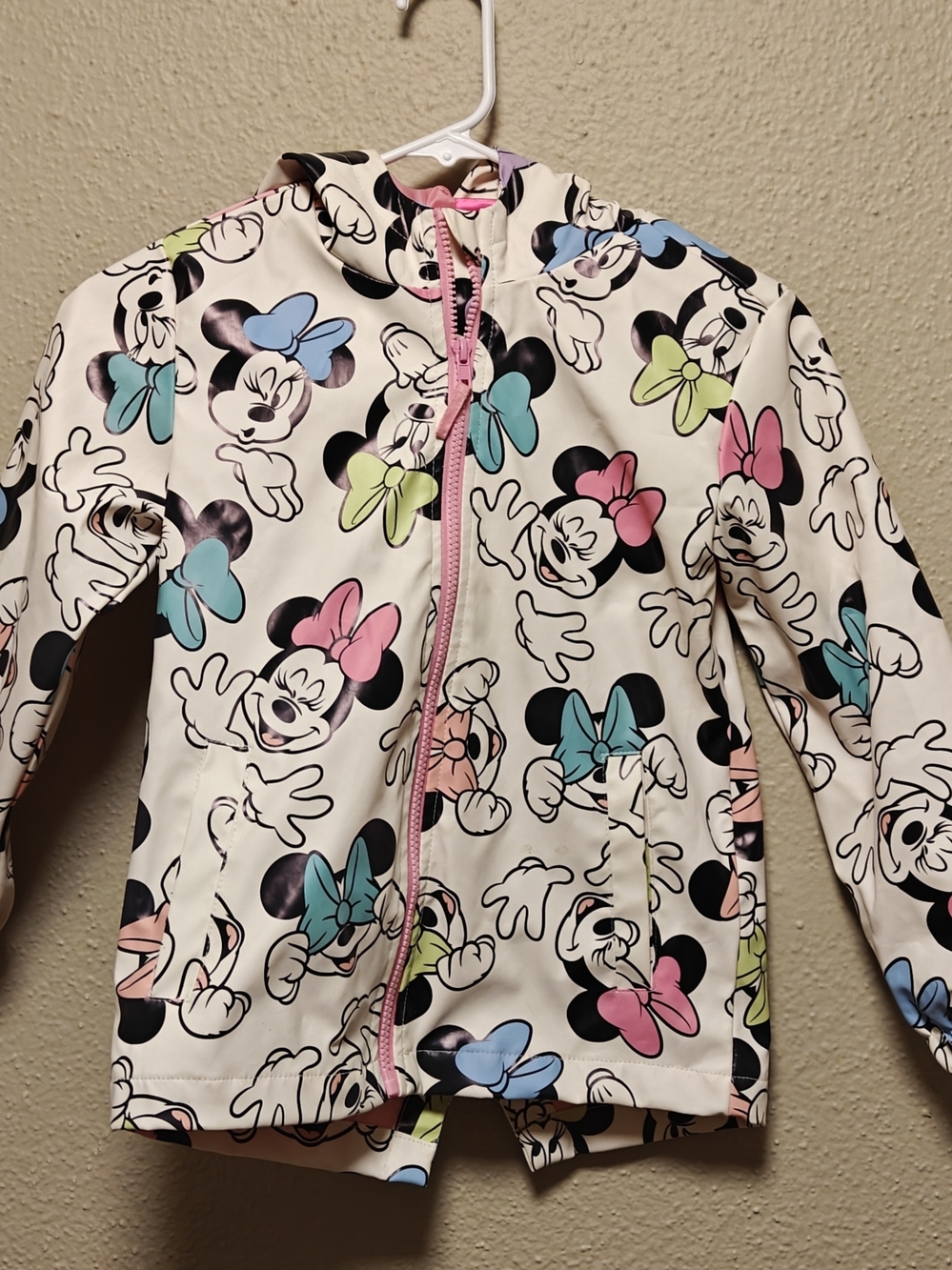 Disney Pink Lined Jacket - Girls Size 6/7